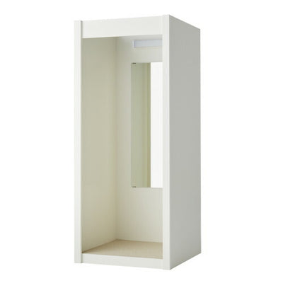 店舗用品店舗什器木製フィッティングルームW87cmホワイトの商品画像
