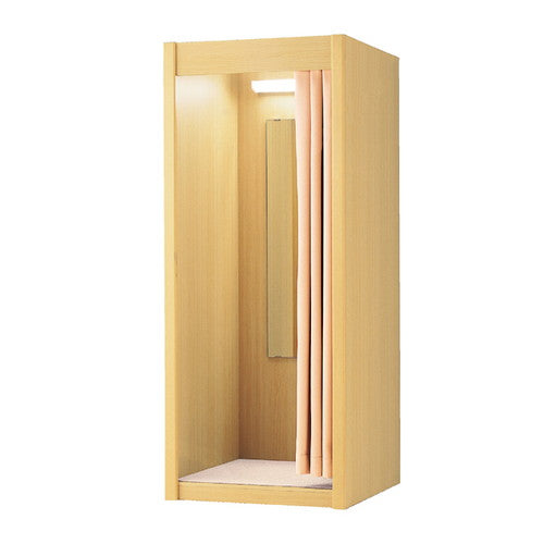 店舗用品店舗什器木製フィッティングルームW87cmエクリュの商品画像