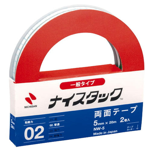 店舗用品店舗運営用品ニチバン両面テープナイスタック(TM)一般タイプ10mm幅×20m巻の商品画像