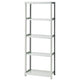 店舗用品店舗運営用品中軽量ボルトレスラック200kg/段5段(H180cm)W120×D60cmの商品画像