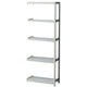 店舗用品店舗運営用品中軽量ボルトレスラック200kg/段5段(H180cm)連結タイプW180×D60cmの商品画像