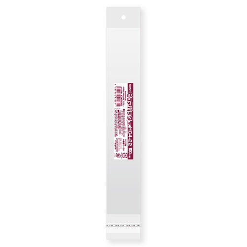 店舗用品ラッピング用品OPP透明袋クリアヘッダー付き4×22cm【100枚】の商品画像