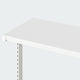 店舗用品システム什器SF中央両面タイプ用天板W120cmタイプホワイト用スタンダードフレームホワイトの商品画像