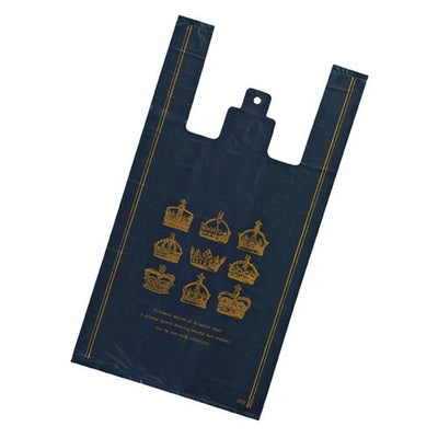 店舗用品ラッピング用品レジ袋クラウン24×45[31]×横マチ14cmの商品画像