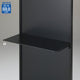 店舗用品システム什器薄型スチール棚セット3段可変式W90cmブラックD30cmの商品画像