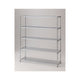 店舗用品シリーズ什器ワイヤーラック重量棚展開アジャスタータイプH181cm5段D45.7cmW151.4cmの商品画像