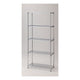 店舗用品シリーズ什器ワイヤーラック重量棚展開アジャスタータイプH212cm5段D45.7cmW90.7cmの商品画像