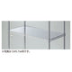 店舗用品シリーズ什器ワイヤーラックスチール棚用透明シートD60.9cm用W90.7cm用の商品画像