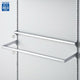 店舗用品システム什器差し込み式ミニ角バーセットW90cm(スリット芯々88.8cm用)D5cmの商品画像