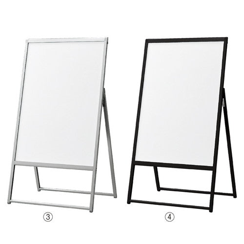 店舗用品サイン・掲示用品屋外A型ポスタースタンド(片面仕様)A1ブラックの商品画像
