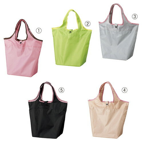 店舗用品ラッピング用品ポケットトートバッグ6枚ピンク38×16×46[30]cm(折りたたみ時:9×5cm)の商品画像