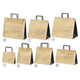 店舗用品ラッピング用品柄入り手提げ紙袋平ひもクラフト35×12×31cmの商品画像