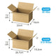 店舗用品店舗運営用品可変式ダンボール20枚26.7×19.2×12[5・8.5]cmの商品画像