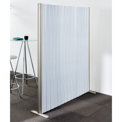 店舗用品店舗運営用品アコーディオンパーティションH150cmW135cmブルーグレーの商品画像