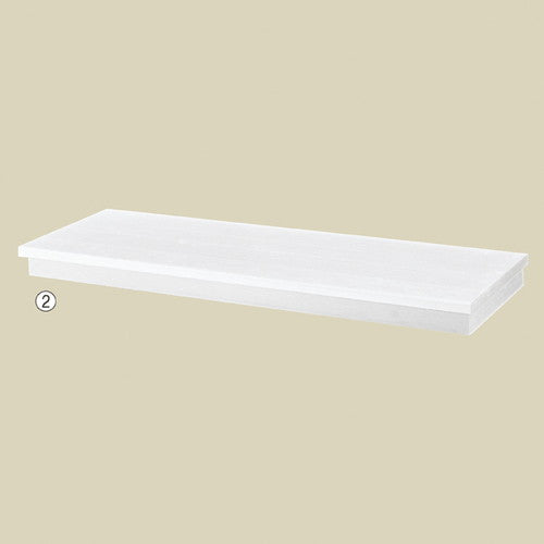 店舗用品シリーズ什器木製台輪同色ステージホワイトW90cm用の商品画像