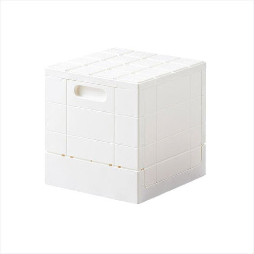 店舗用品店舗運営用品スタッキングコンテナボックスホワイト小の商品画像