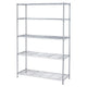店舗用品シリーズ什器ワイヤーラックローコストD35cmアジャスタータイプH151cm5段W90.7cmの商品画像