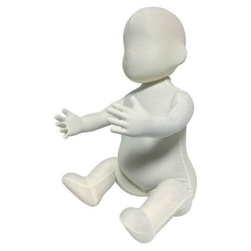 店舗用品ディスプレイ用品ベビーウレタン製フレキシブルおすわりトルソーおすわりトルソーの商品画像