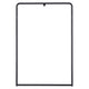 店舗用品システム什器Rパイプエンドフレームブラック/SF中央両面タイプH135cm用W60cmの商品画像