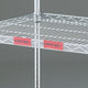 店舗用品シリーズ什器ワイヤーラック用プライスレールW83.5cmの商品画像