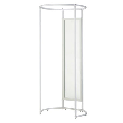 店舗用品店舗什器スチールパイプフィッティングルーム試着室ホワイトの商品画像