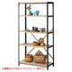 店舗用品店舗什器LアングルシェルフラックW90cmH135cm4段エクリュの商品画像