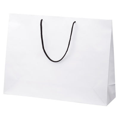 店舗用品ラッピング用品マット貼り紙袋白55×15×41cmの商品画像