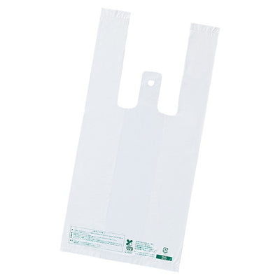 店舗用品ラッピング用品乳白バイオマスレジ袋ローコストタイプ34×59[41]×横マチ15cmの商品画像