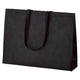 店舗用品ラッピング用品不織布バッグ黒53×12×40cmショルダータイプの商品画像