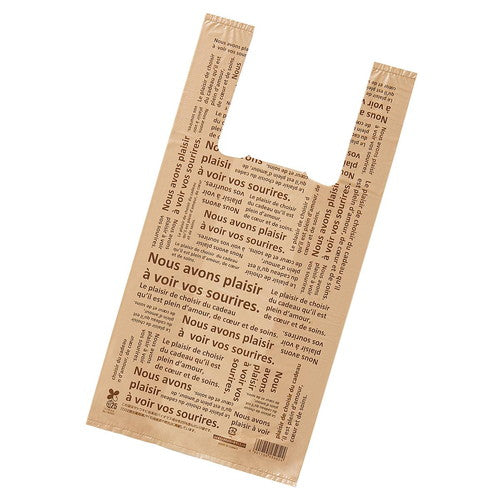 店舗用品ラッピング用品バイオマスレジ袋シュエット24×45[33]×横マチ13cmの商品画像