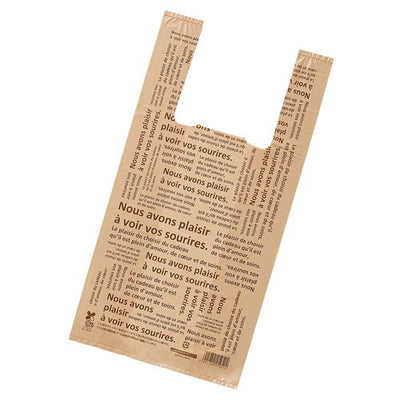 店舗用品ラッピング用品バイオマスレジ袋シュエット30×55[40]×横マチ15cmの商品画像