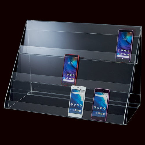 店舗用品演出用品スマートフォンスタンド3段の商品画像