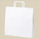 店舗用品ラッピング用品平ひもローコストタイプ白無地30×21×37cmの商品画像