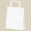 店舗用品ラッピング用品平ひもローコストタイプ白無地18×10.5×22cmの商品画像