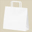 店舗用品ラッピング用品平ひもローコストタイプ白無地22×13×25.5cmの商品画像