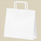 店舗用品ラッピング用品平ひもローコストタイプ白無地26×10×24cmの商品画像
