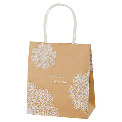 店舗用品ラッピング用品レースィ白20×12×25cmの商品画像