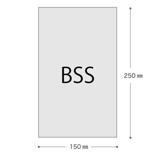 梨地ギフトバッグ ホワイト 15×25cm (50枚) kp38-803-1-2