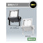 【LED投光器】【レディオック フラッド ネオ】【60クラス】ECF6050N/NSAN8/W (旧品番:ECF6040N/NSAN8/W) 狭角 昼白色 ホワイト