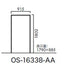 エクステリアサイン アルミシステムサイン OS-16338-AA 両面対応