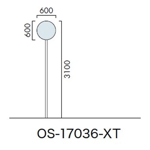 エクステリアサイン 標識 OS-17036-XT 片面対応 表示 301～313
