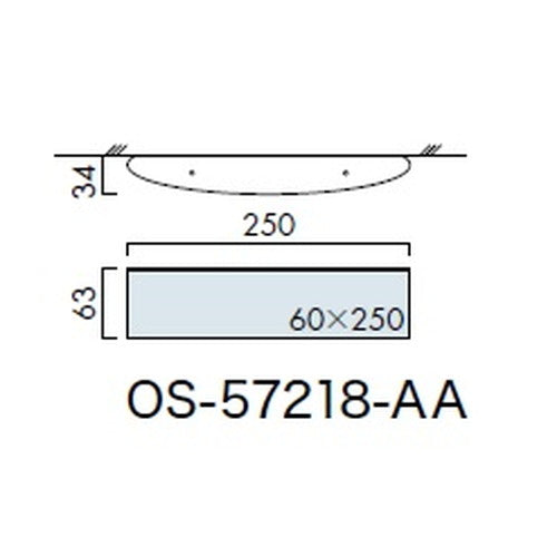 インテリアサイン フーリィ 室名札(平付け) OS-57218-AA 片面対応