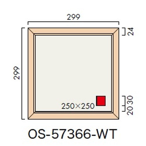インテリアサイン オアシス2 室名札(在空) OS-57366-WT 片面対応