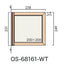インテリアサイン オアシス2 室名札(突出し) OS-68161-WT 両面対応
