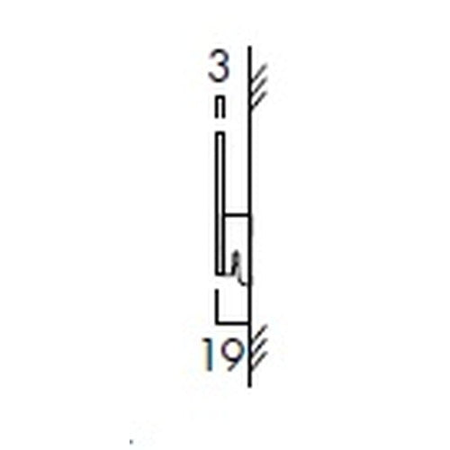 インテリアサイン パティカル2 室名札(ペーパーハンガー) OS-57388-PX 片面対応