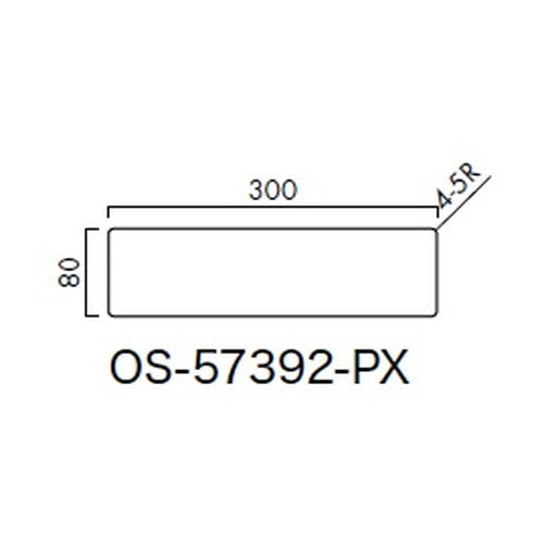 インテリアサイン パティカル2 室名札(平付け) OS-57392-PX 片面対応