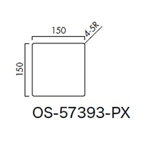 インテリアサイン パティカル2 室名札(平付け) OS-57393-PX 片面対応