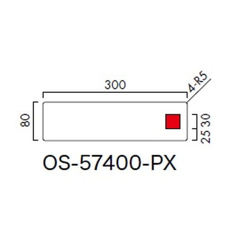 インテリアサイン パティカル2 室名札(在空) OS-57400-PX 片面対応