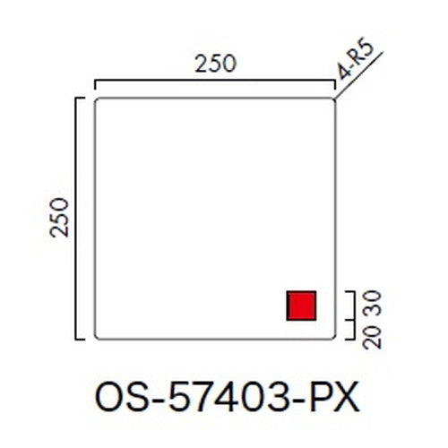 インテリアサイン パティカル2 室名札(在空) OS-57403-PX 片面対応