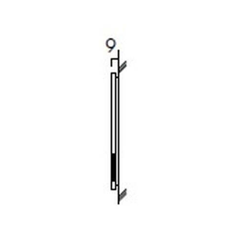インテリアサイン パティカル2 室名札(名札) OS-57411-PX 片面対応